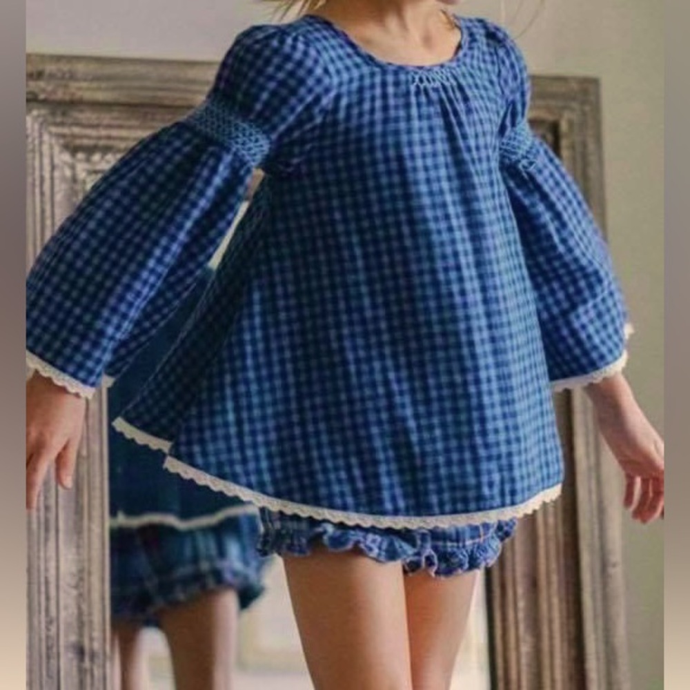 NWT. Well Dressed wolf. 3T Blue House tunic set. Never opened. Still in plastic.